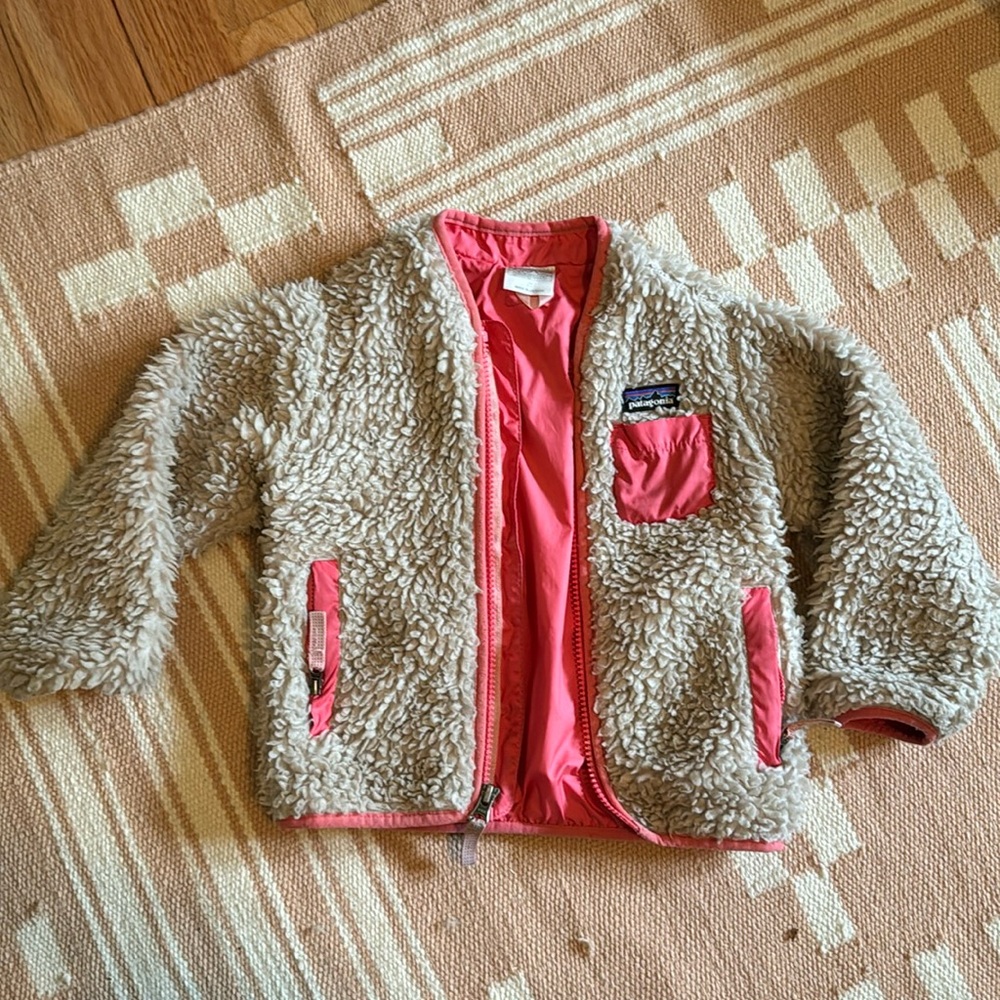 2T Patagonia kids retro x fleece jacket
